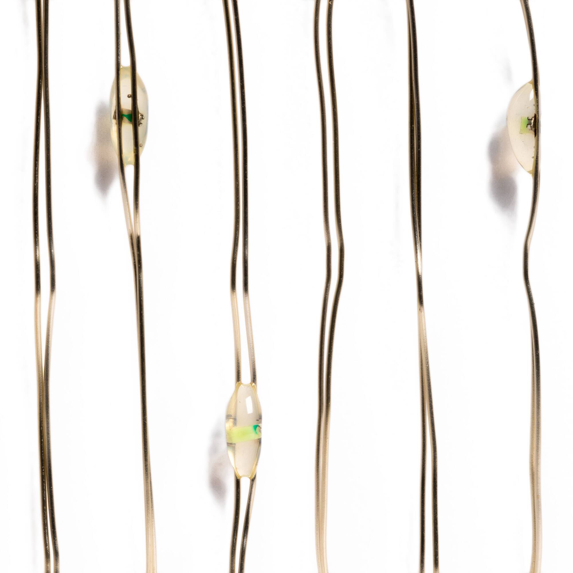 40ct. Turquoise Silver Wire LED String Lights by Ashland®
